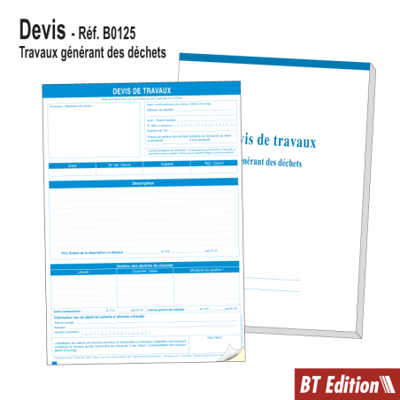 Devis de Travaux Générant des Déchets